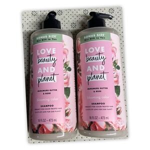 Love Beauty And Planet Murumuru Butter & Rose Shampoo (bonus size), Pack Of 2